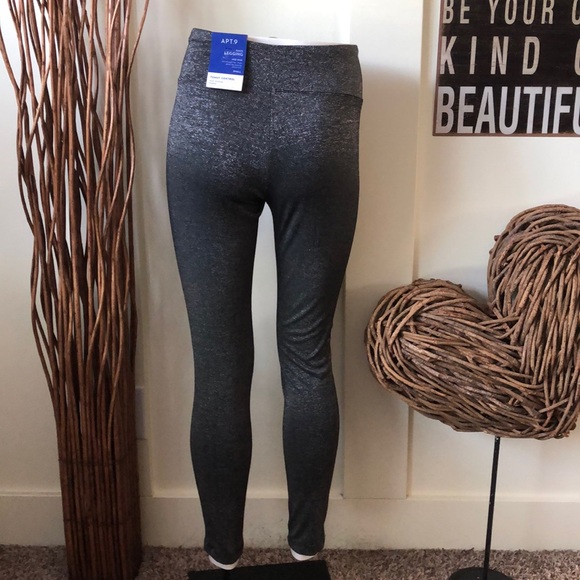 Apt.9 Silver Ponte Legging with Magic Waistband - Picture 4 of 7